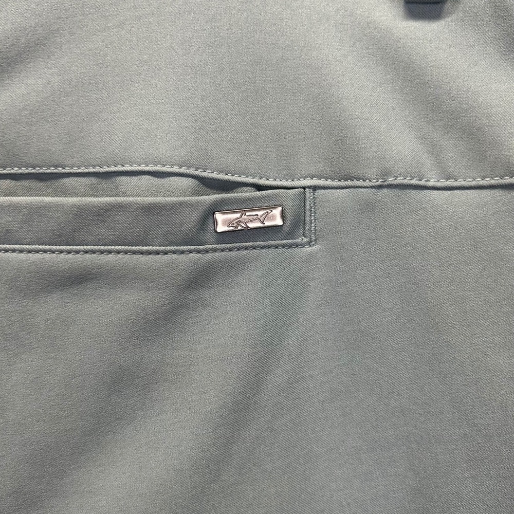 Greg Norman Mens Golf Pants 36x32 Slate Blue Gray Performance Stretch Trousers - Picture 6 of 9